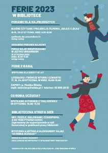 Program ferii w Miejskiej Bibliotece Publicznej